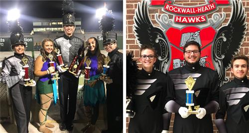 Rockwall HS and Rockwall-Heath HS Marching Bands Compete at First Contest of 2019 Season 